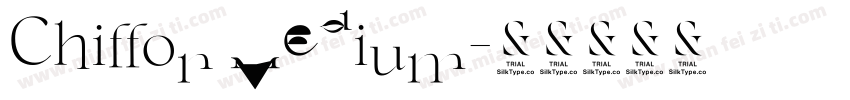 Chiffon Medium字体转换